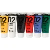 Creativ Company Akrylmaling mat 20 ml. - Basisfarver, 6 stk| Tegne- & Malegrej