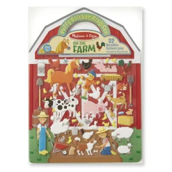 Melissa & Doug Aktivitetsbog med klistermærker - Bondegården| Legetøj Til Ferien|Tegne- & Malegrej