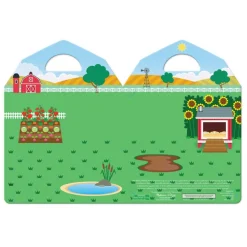Melissa & Doug Aktivitetsbog med klistermærker - Bondegården| Legetøj Til Ferien|Tegne- & Malegrej