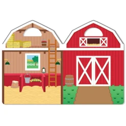 Melissa & Doug Aktivitetsbog med klistermærker - Bondegården| Legetøj Til Ferien|Tegne- & Malegrej