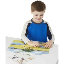 Melissa & Doug Aktivitetsbog med klistermærker - Safari| Legetøj Til Ferien|Tegne- & Malegrej