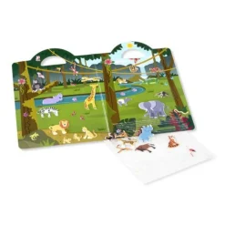 Melissa & Doug Aktivitetsbog med klistermærker - Safari| Legetøj Til Ferien|Tegne- & Malegrej