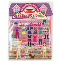Melissa & Doug Aktivitetsbog med klistermærker - Dress-Up| Legetøj Til Ferien|Tegne- & Malegrej