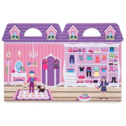 Melissa & Doug Aktivitetsbog med klistermærker - Dress-Up| Legetøj Til Ferien|Tegne- & Malegrej