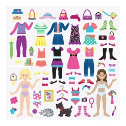 Melissa & Doug Aktivitetsbog med klistermærker - Dress-Up| Legetøj Til Ferien|Tegne- & Malegrej
