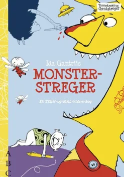 Aktivitetsbog - Monsterstreger| Legetøj Til Ferien|Tegne- & Malegrej