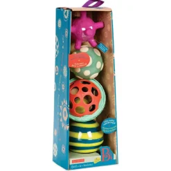 B. Toys Aktivitetsbolde - Ball-a-Balloos, 4 stk| Montessori|Bolde