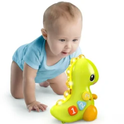 Bright Starts Aktivitetsdinosaur med lyd og lys| Babylegetøj|Tumlinge Legetøj