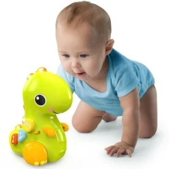Bright Starts Aktivitetsdinosaur med lyd og lys| Babylegetøj|Tumlinge Legetøj
