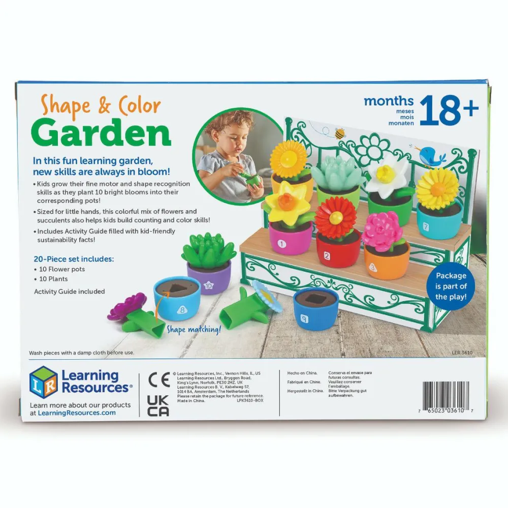 Learning Resources Aktivitetssæt med blomster| Matematik & Leg|Tumlinge Legetøj