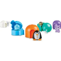 Learning Resources Aktivitetssæt med søde polardyr| Sprog & Leg|Matematik & Leg