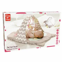 Hape Aktivitetstæppe - Lille ugle| Tumlinge Legetøj|Babylegetøj