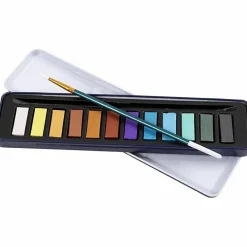 Creativ Company Akvarelsæt - Metallic, 12 farver| Tegne- & Malegrej