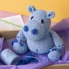 Creativ Company Amigurumi hæklekit - Flodhesten Frode| Voksenværk|Kreativ Leg
