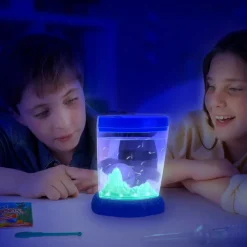 Aqua Dragons i farveskiftende akvarium med LED lys| Stem Læringslegetøj|Insekt & Naturleg