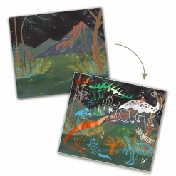 Djeco Artistic Patch - Dino| Kreativ Leg|Dinosaur Legetøj