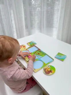 Babblarna 2-i-1 puslespil - Legeplads| Puslespil|Babylegetøj