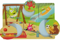 Babblarna 2-i-1 puslespil - Legeplads| Puslespil|Babylegetøj