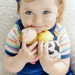 Melissa & Doug Babybold - Bondegårdsvenner, 4 stk| Bolde|Babylegetøj
