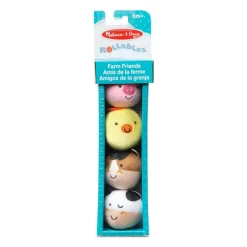 Melissa & Doug Babybold - Bondegårdsvenner, 4 stk| Bolde|Babylegetøj