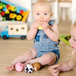 Melissa & Doug Babybold - Bondegårdsvenner, 4 stk| Bolde|Babylegetøj