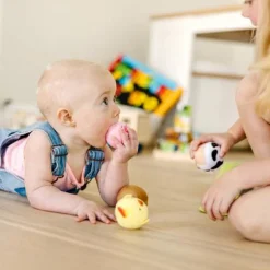 Melissa & Doug Babybold - Bondegårdsvenner, 4 stk| Bolde|Babylegetøj