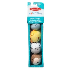 Melissa & Doug Babybold - Safarivenner, 4 stk| Bolde|Babylegetøj