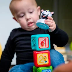 Baby Einstein - Magnetleg, Add & Stack| Taktil / Følesans|Stem Læringslegetøj