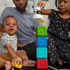 Baby Einstein - Magnetleg, Add & Stack| Taktil / Følesans|Stem Læringslegetøj