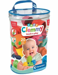 Clementoni Babyklodser Clemmy, 20 stk| Sorterings- & Stablelegetøj|Tumlinge Legetøj