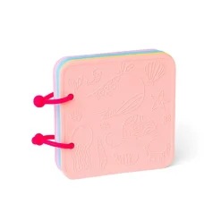 Badebog af silikone - Pink| Badelegetøj|Taktil / Følesans
