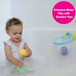 edushape Badeleg - Basketkurv til badet| Tumlinge Legetøj|Babylegetøj