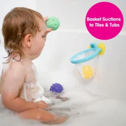 edushape Badeleg - Basketkurv til badet| Tumlinge Legetøj|Babylegetøj