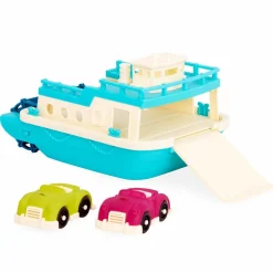 B. Toys Badeleg - Færge inkl. 2 biler| Badelegetøj|Legebiler
