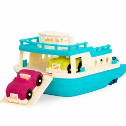 B. Toys Badeleg - Færge inkl. 2 biler| Badelegetøj|Legebiler