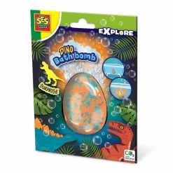 SES Creative Badesjov - Badebombe m. dinosaur| Påske|Dinosaur Legetøj