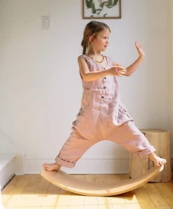 Kinderfeets Balancebræt Kinderboard - Natur| Grovmotorik|Balanceleg
