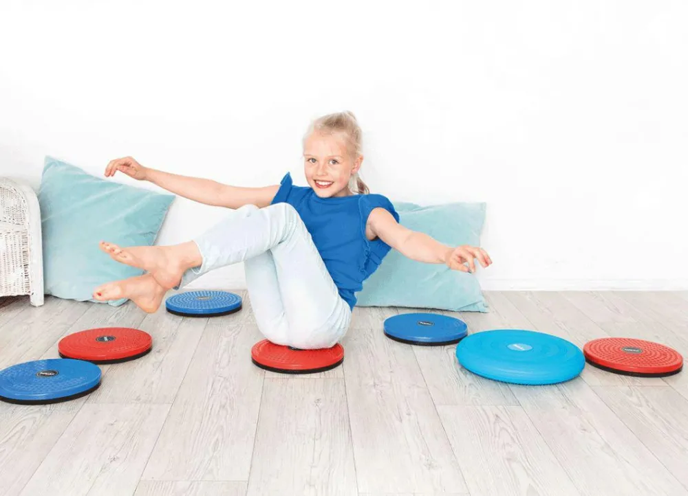 Beleduc Balanceskiver m. drejefunktion, 10 stk| Grovmotorik|Balanceleg
