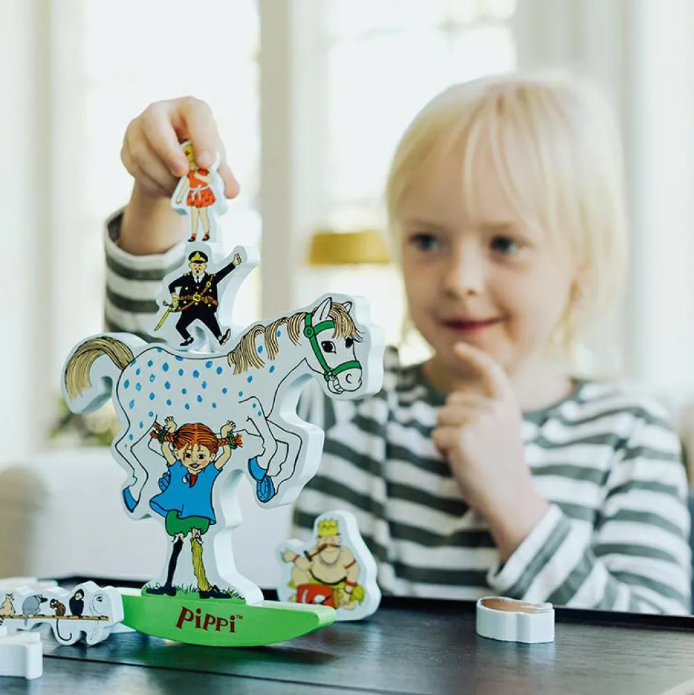 Balancespil - Pippi Langstrømpe| Trælegetøj|Tumlinge Legetøj