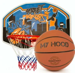My Hood Basketballkurv på plade - Inkl. bold| Udeleg|Sportslegetøj & Gøgl