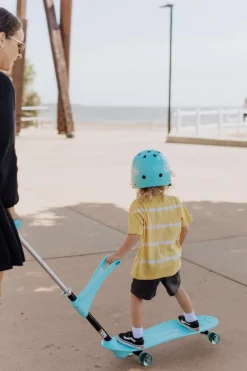 Ookkie Begynder-skateboard - Mint| Udeleg|Balanceleg