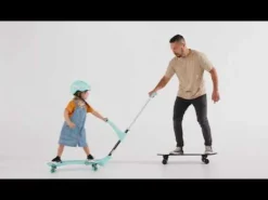 Ookkie Begynder-skateboard - Mint| Udeleg|Balanceleg