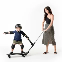 Ookkie Begynder-skateboard - Sort| Udeleg|Balanceleg