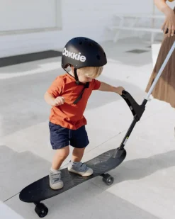 Ookkie Begynder-skateboard - Sort| Udeleg|Balanceleg