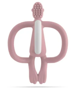 Bidering Matchstick Monkey - Støvet rosa| Bidelegetøj|Babylegetøj