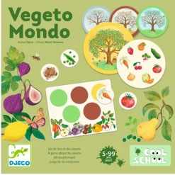 Djeco Billedlotteri - Vegato Mondo| Naturvidenskab|Legetøj Til Ferien