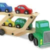 Melissa & Doug Biltransporter med 4 biler| Legebiler|Dukkehus & Legesæt