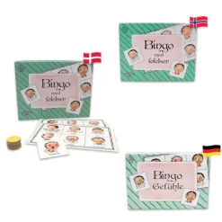 Ciha Bingo med følelser| Sociale Kompetencer|Sprog & Leg