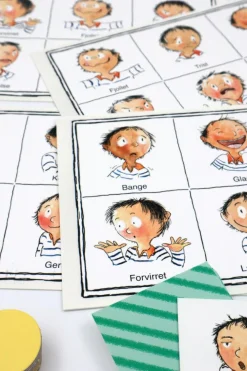 Ciha Bingo med følelser| Sociale Kompetencer|Sprog & Leg