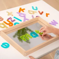 tickit® Bogstaver med glitter, 26 stk| Sprog & Leg|Lysborde
